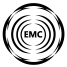 icon für EMV-Verträglichkeit,KAMAflex-Leitungen sind emv-verträglich