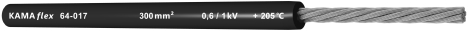 KAMAflex 64-017 300 mm² 0,6 / 1 kV +205°C flexible FEP-Einzelader